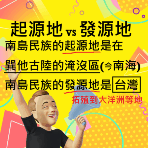 Read more about the article 起源地vs發源地